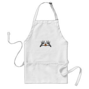 Spooky Heart Hands Dark Gothic Tone Standard Apron