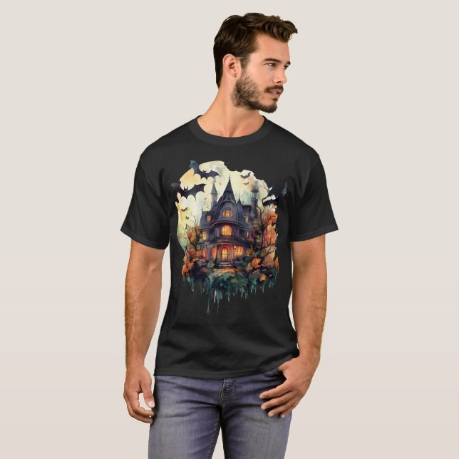 Spooky Home Design T-Shirt (Front Full)