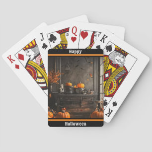 Spooky Home Halloween Collection Playing Cards