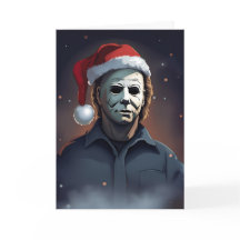 Spooky Horror Film Xmas Card