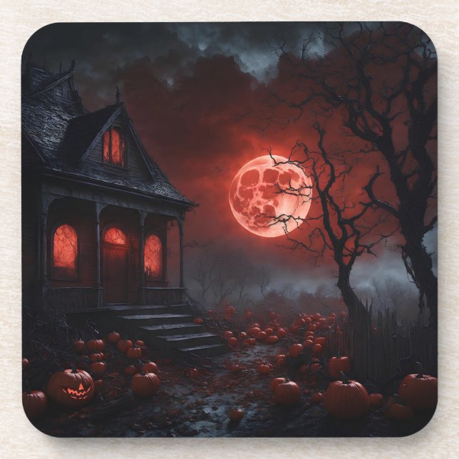Spooky House  Coaster (Front)