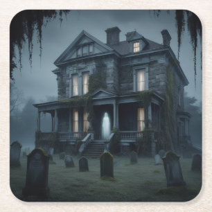 Spooky House with Ghost Coaster