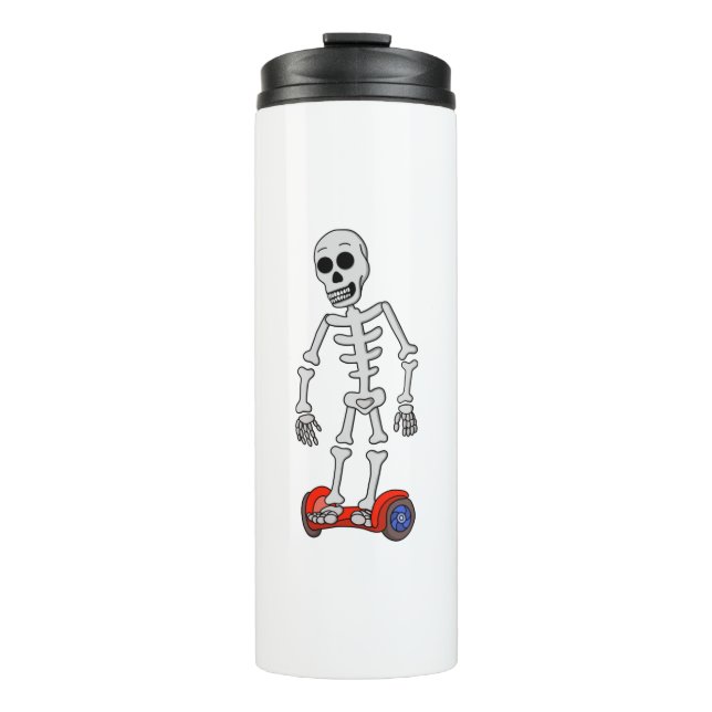 Spooky Hover Bones Thermal Tumbler (Front)
