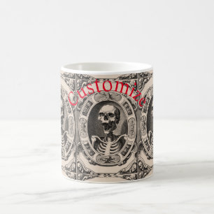Spooky Human Skull Thunder_Cove Coffee Mug