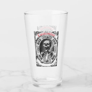 Spooky Human Skull Thunder_Cove  Glass