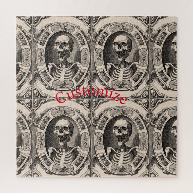 Spooky Human Skull Thunder_Cove Jigsaw Puzzle (Vertical)