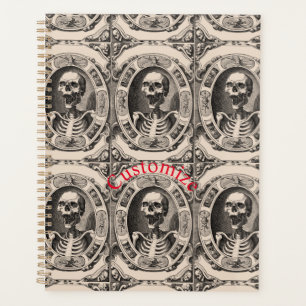 Spooky Human Skull Thunder_Cove  Planner