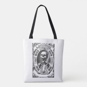 Spooky Human Skull Thunder_Cove Tote Bag