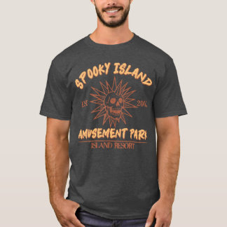Spooky Island Est 2002 Amusement Park Island Hallo T-Shirt