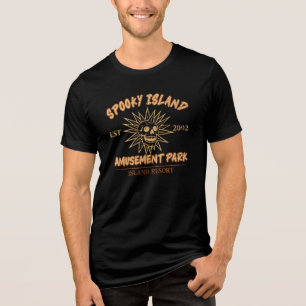 Spooky island - summer halloween Tri-Blend shirt