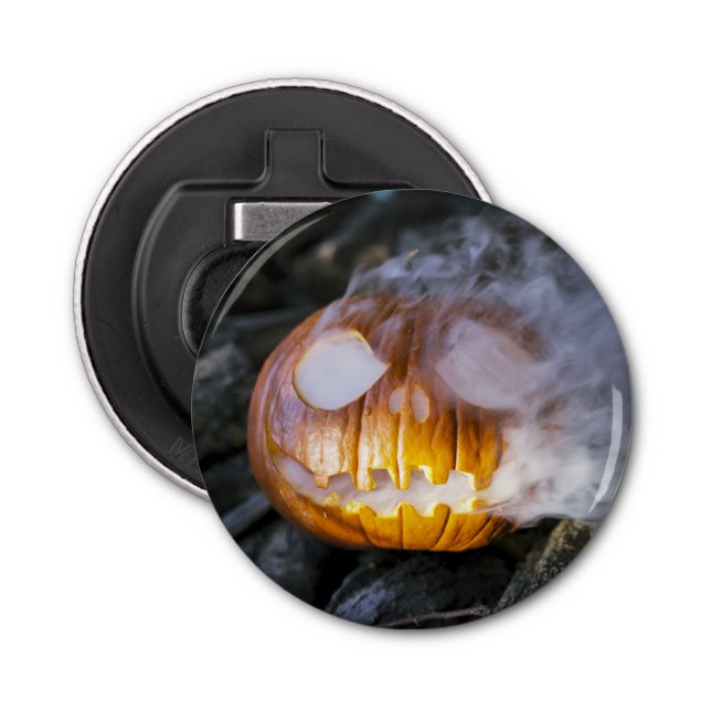 Spooky Jack-o-lantern Bottle Opener (Front)