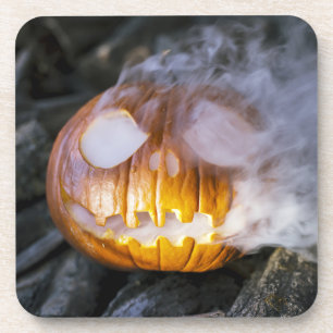 Spooky Jack-o-lantern Coaster