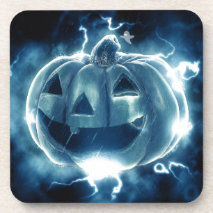 Spooky Jack-o-Lantern Coaster