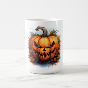 Spooky Jack-O-Lantern Coffee Mug