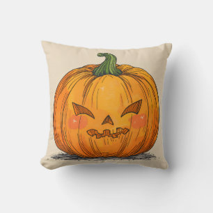 Spooky Jack O' Lantern Cushion