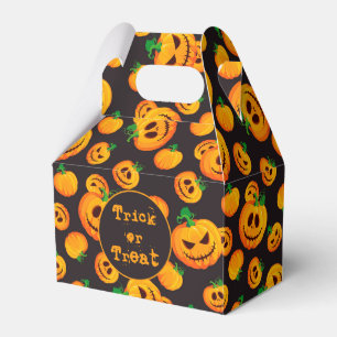 Spooky Jack-O-Lantern Halloween Favour Box