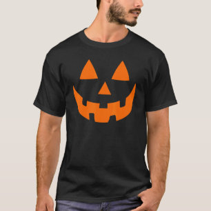 Spooky Jack O Lantern Halloween Party Pumpkin Patc T-Shirt