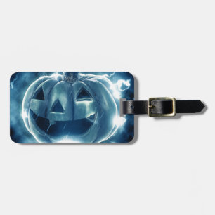 Spooky Jack-o-Lantern Luggage Tag
