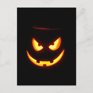Spooky Jack O Lantern Postcard