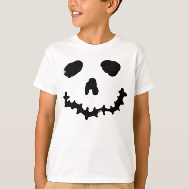 Spooky Jack-o-lantern Pumpkin Face Sweater (Front)
