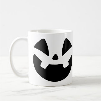 Spooky Jack-o'-Lantern Silhouette Halloween Mug