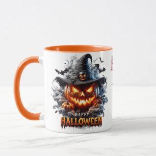 Spooky Jack-O'-Lantern Witch– Happy Halloween Mug