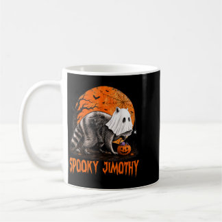 Spooky Jimothy Funny Jimothy Racoon Witch Coffee Mug
