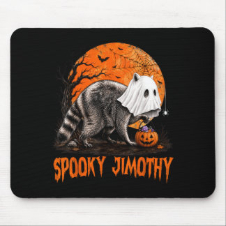 Spooky Jimothy Funny Jimothy Racoon Witch Mouse Mat