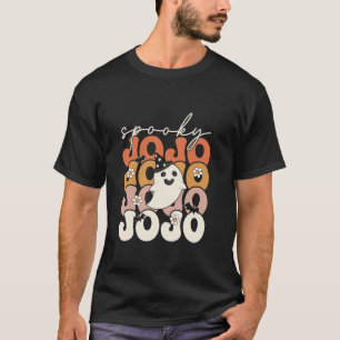 Spooky Jojo Funny Mum Halloween Ghost Witch Bat T T-Shirt