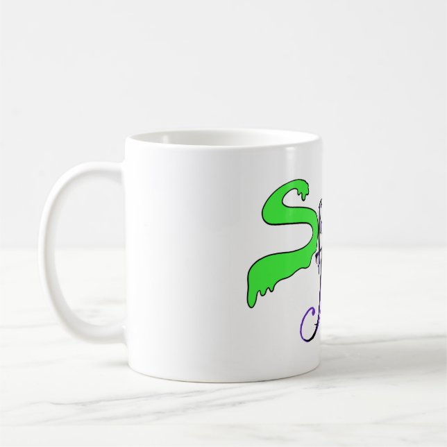 Spooky juice coffee coffee mug (Left)