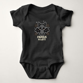 Spooky Kawaii Bat Halloween Baby Bodysuit