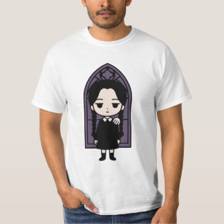 Spooky Kawaii Goth Girl | Dark Academia Sticker  T-Shirt