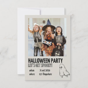Spooky Kids Halloween Party Invitation Template
