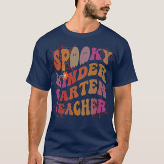 SPOOKY KINDER GARTEN TEACHER Costume This Is My Fa T-Shirt