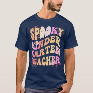 SPOOKY KINDER GARTEN TEACHER Costume This Is My Fa T-Shirt