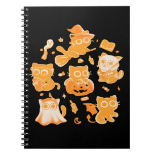 Spooky Kittens Classic T-Shirt Notebook