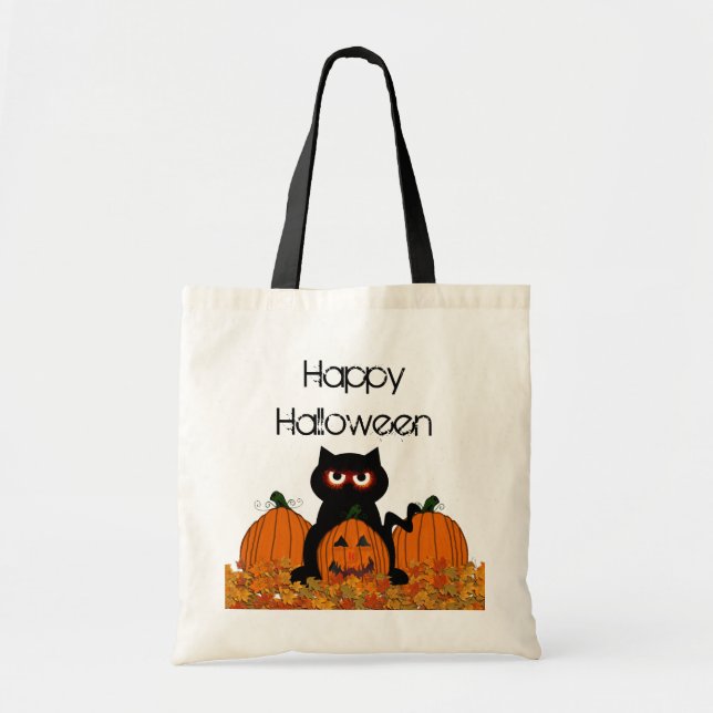Spooky Kitty Tote Bag (Front)