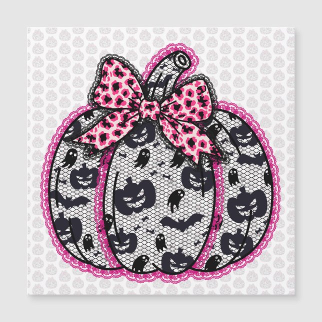 Spooky Lace Halloween Pumpkin Coquette (Front)