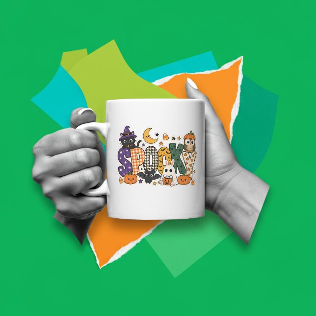 Spooky Letter Block Coffee Mug (Creator Uploaded)