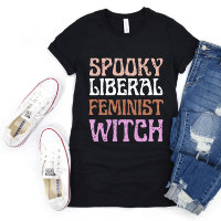 Spooky Liberal Feminist Witch Funny Political Cute
