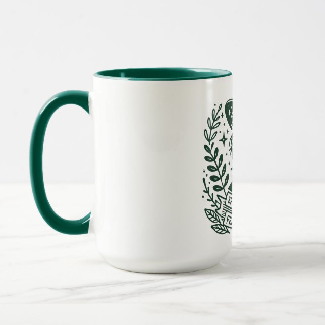 SPOOKY liberal Feminist Witch  Mug (Left)