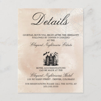 Spooky Litle Couple Enclosure Card