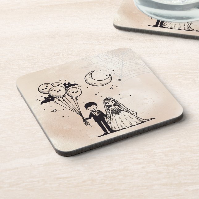 Spooky Little Couple Coaster (Left Side)