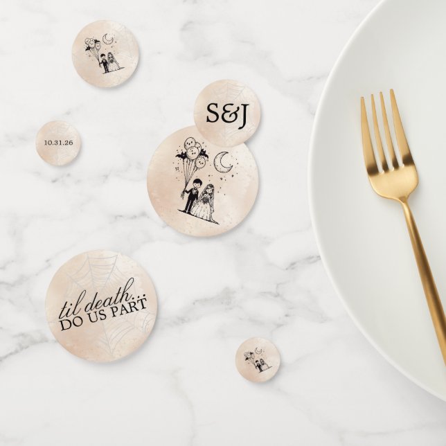 Spooky Little Couple Confetti (Group)