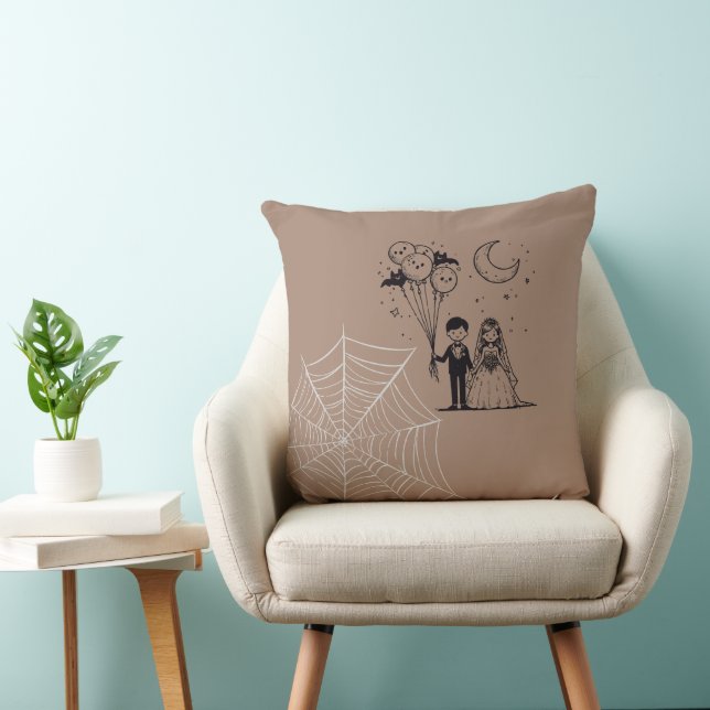 Spooky Little Couple Cushion (Chair)