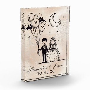 Spooky Little Couple Photo Block