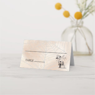 Spooky Little Couple Place Card
