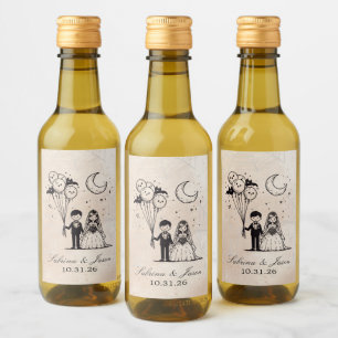 Spooky Little Couple Wine Label