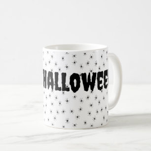 Spooky Little Spiders All Over Halloween Coffee Mug