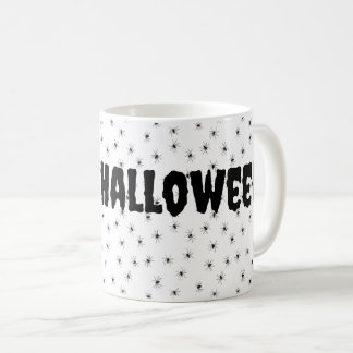 Spooky Little Spiders All Over Halloween Coffee Mug